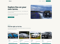 Rental Company Website